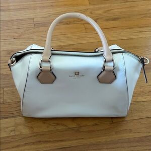Kate Spade White Satchel Bag